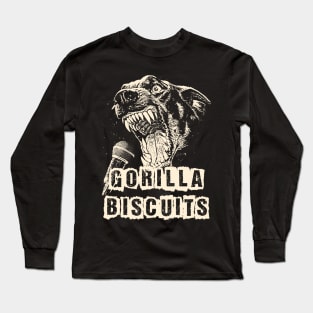 gorilla ll darkness Long Sleeve T-Shirt